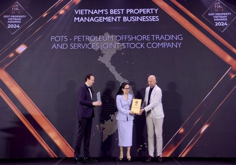 POTS được vinh danh Công ty Quản lý Bất Động Sản Tốt nhất Việt Nam năm 2024