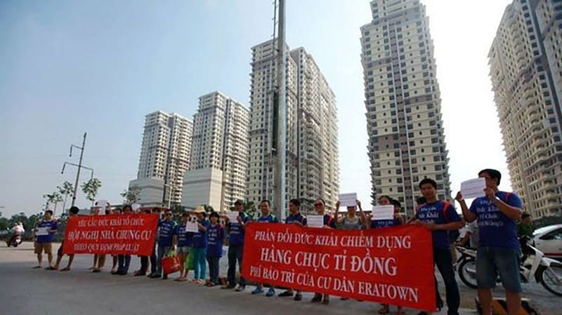 những khó khăn khi ở chung cư