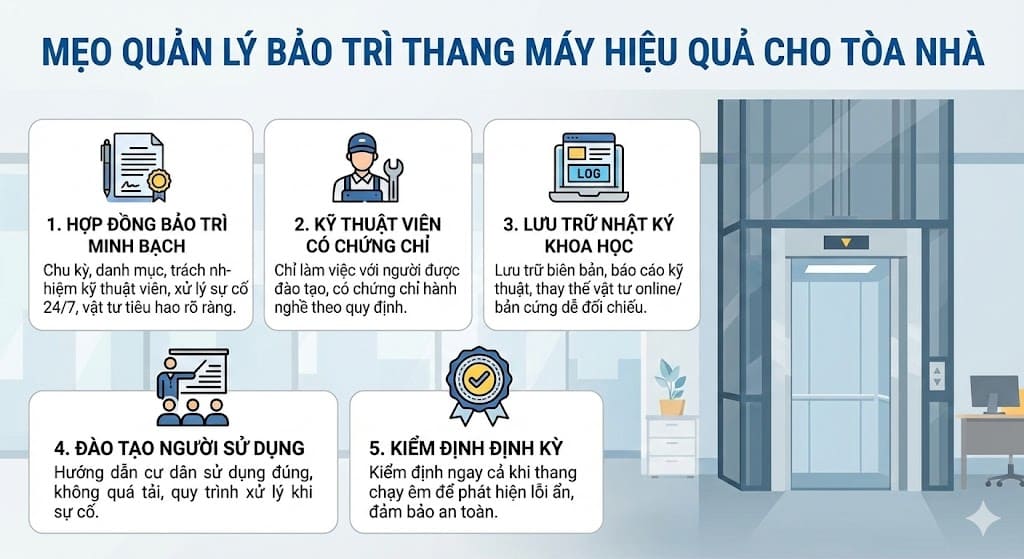 bảo trì thang máy