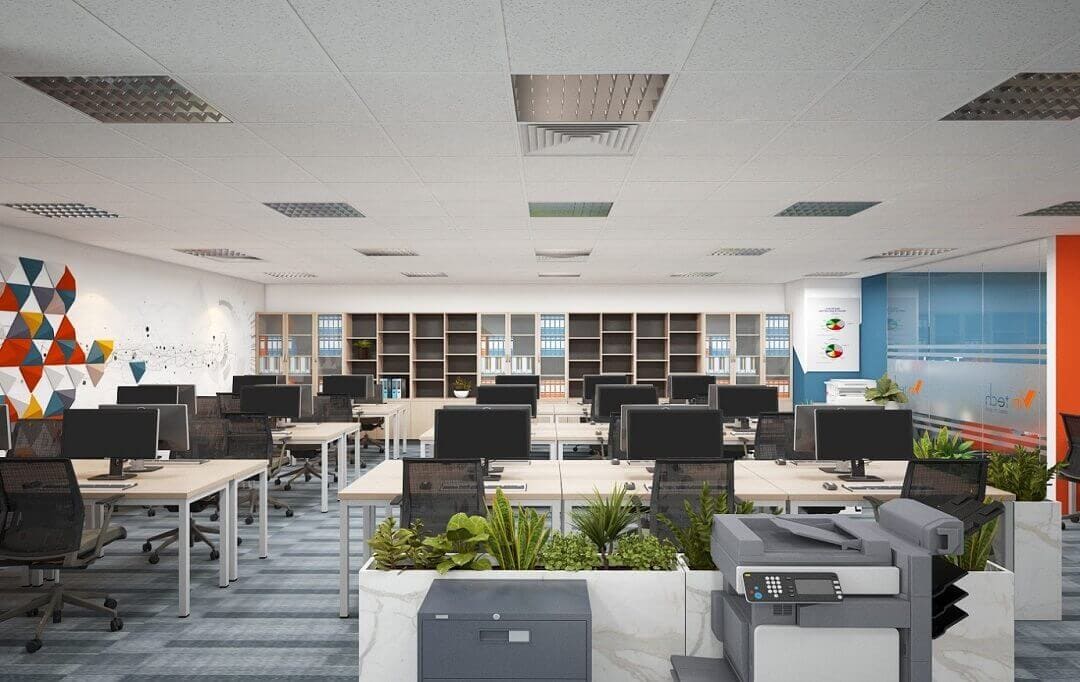 bô trí văn phòng làm việc