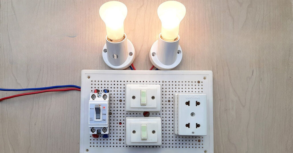 cách lắp bảng điện