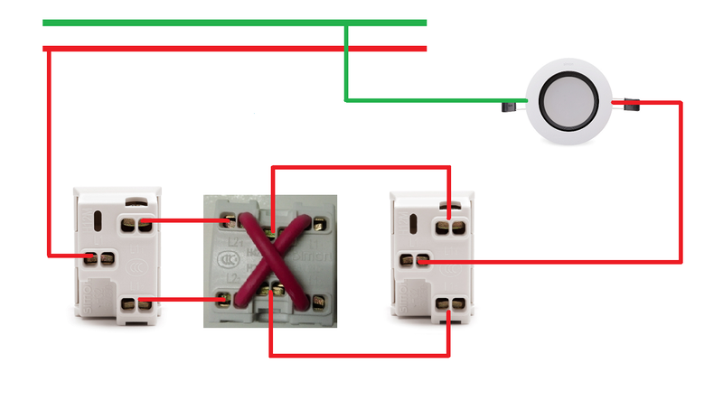 Cách lắp công tắc đảo chiều