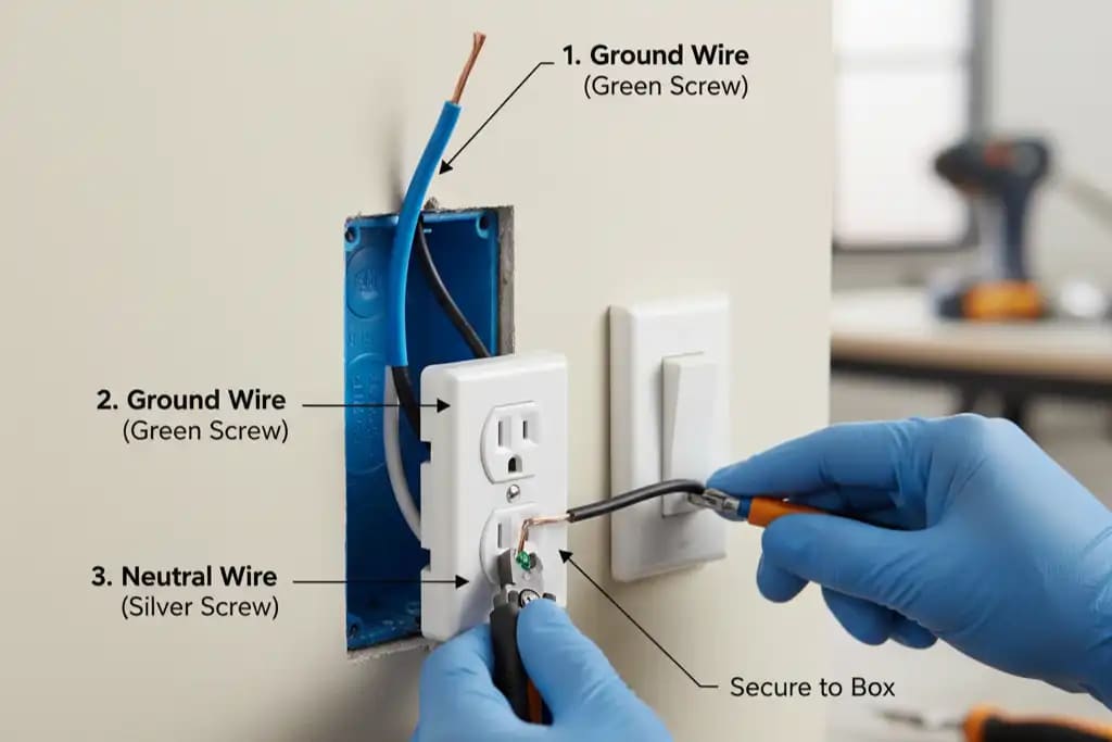 cách lắp ổ điện