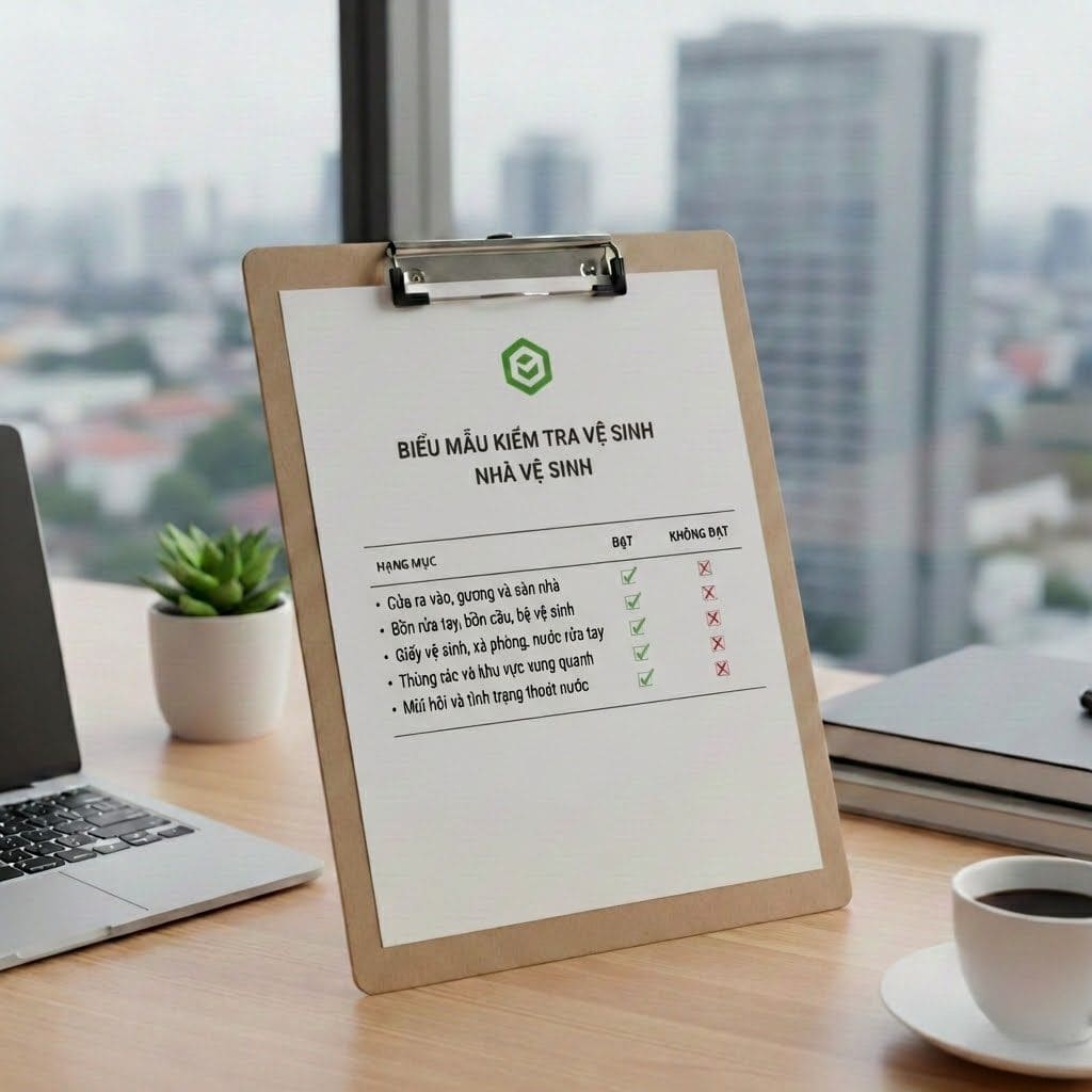 Biểu mẫu kiểm tra vệ sinh hàng ngày – Hướng dẫn & mẫu chi tiết nhất 2026 4 Biểu mẫu kiểm tra vệ sinh nhà vệ sinh