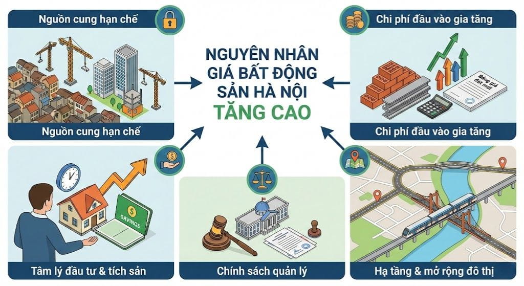 Giá căn hộ chung cư tại Hà Nội