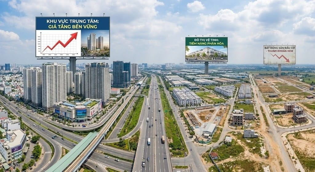 giá bất động sản miền nam