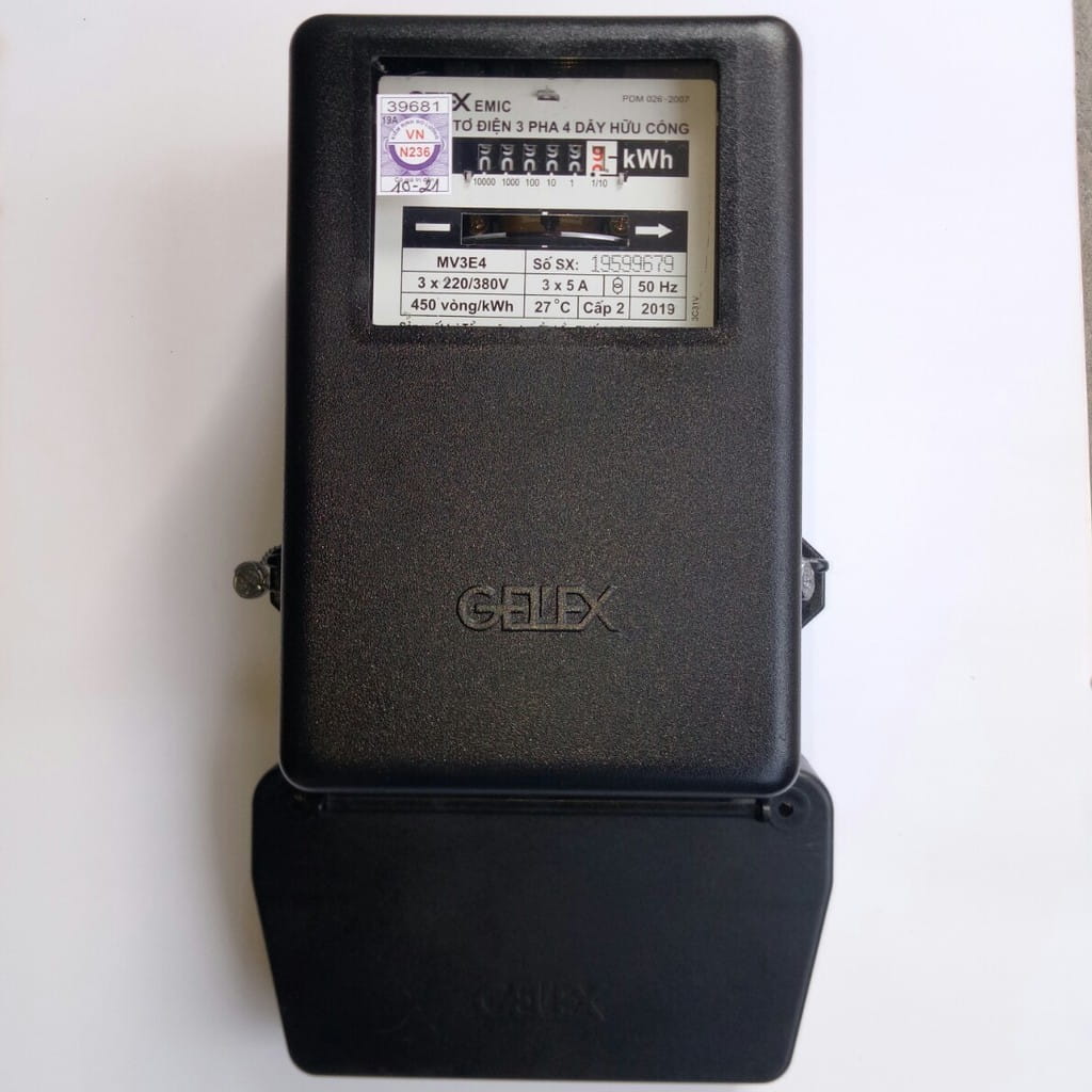 Đồng hồ điện 3 pha