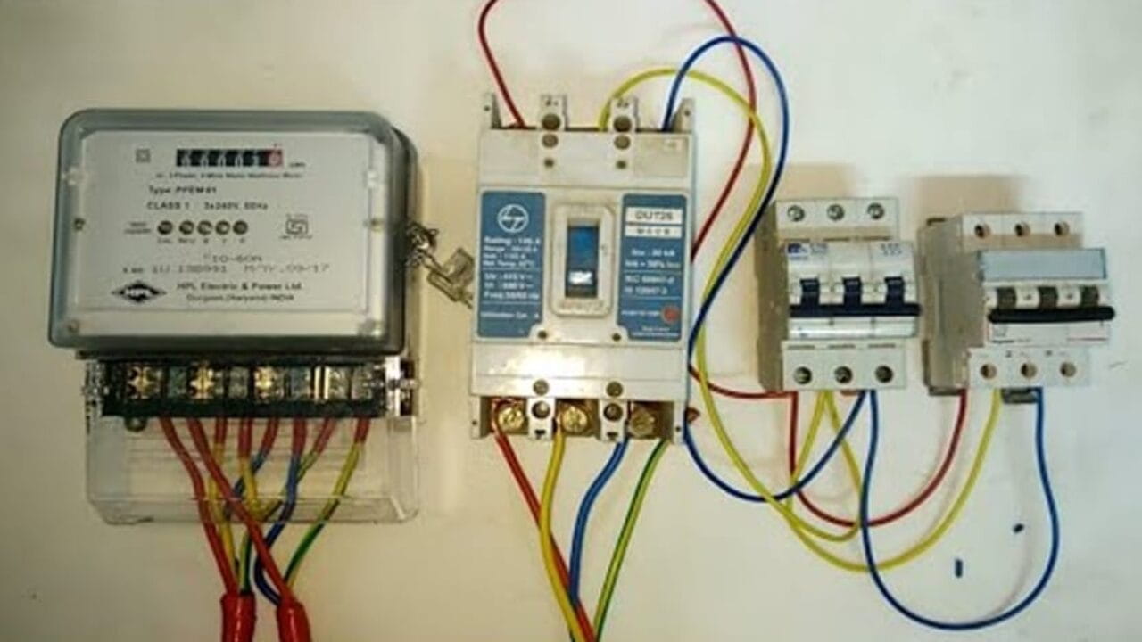 đồng hồ điện 3 pha